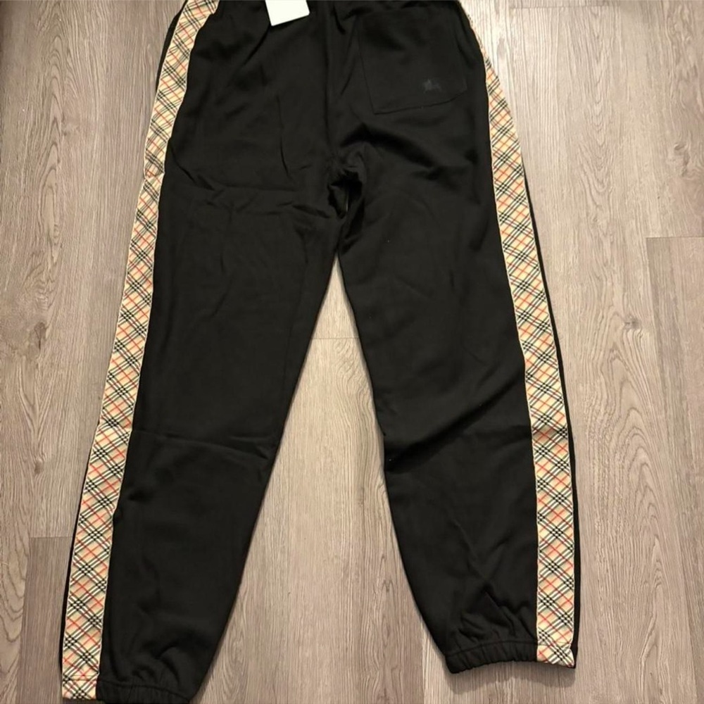 Burberry Style Black Joggers